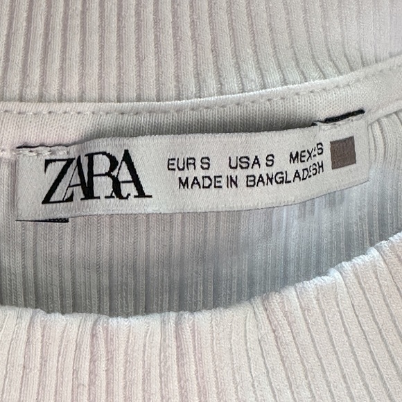 Zara white Crop Top - Picture 3 of 3
